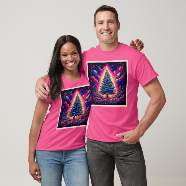 Christmas Magic Art Print T-Shirt (Unisex)