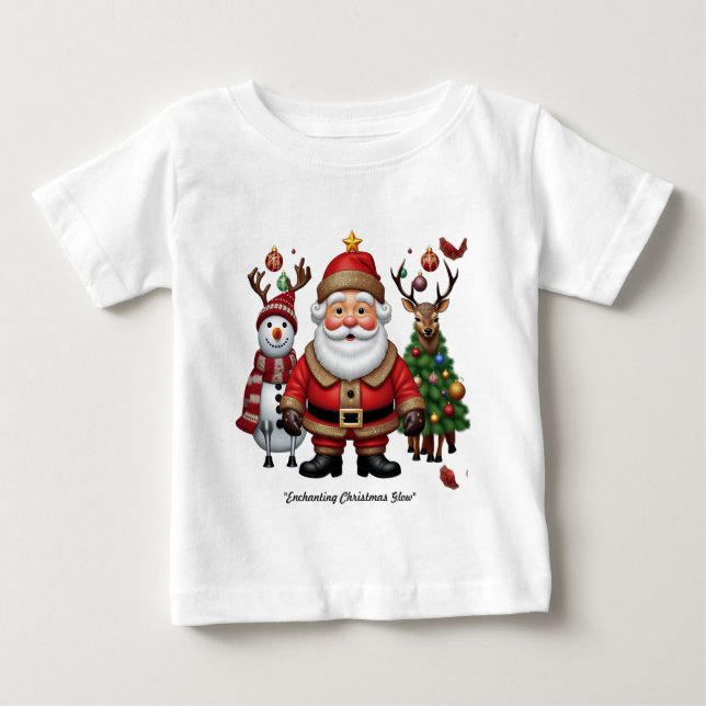 "Christmas Magic" Baby T-Shirt (Front)