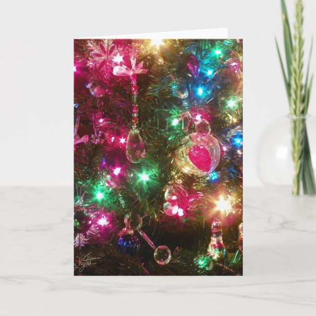 Christmas Magic Blank Greeting Card (Front)