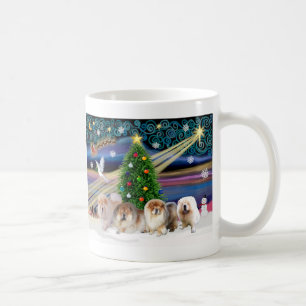 Christmas Magic Chow Chows (four) Coffee Mug