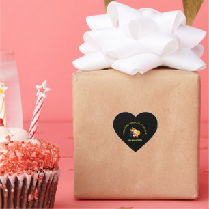 Christmas Magic in Every Gift Heart Sticker
