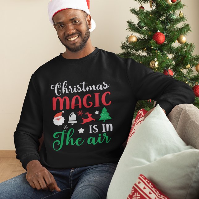 Christmas Magic Is in the Air Men’s Sweatshirt (Creator Uploaded)