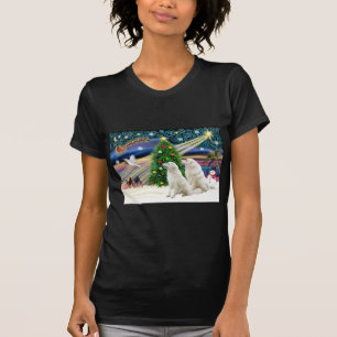 Christmas Magic Kuvasz (two) T-Shirt