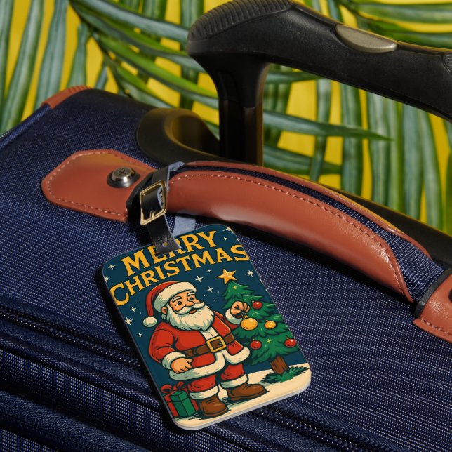 Christmas Magic Luggage Tag (Front Insitu 1)