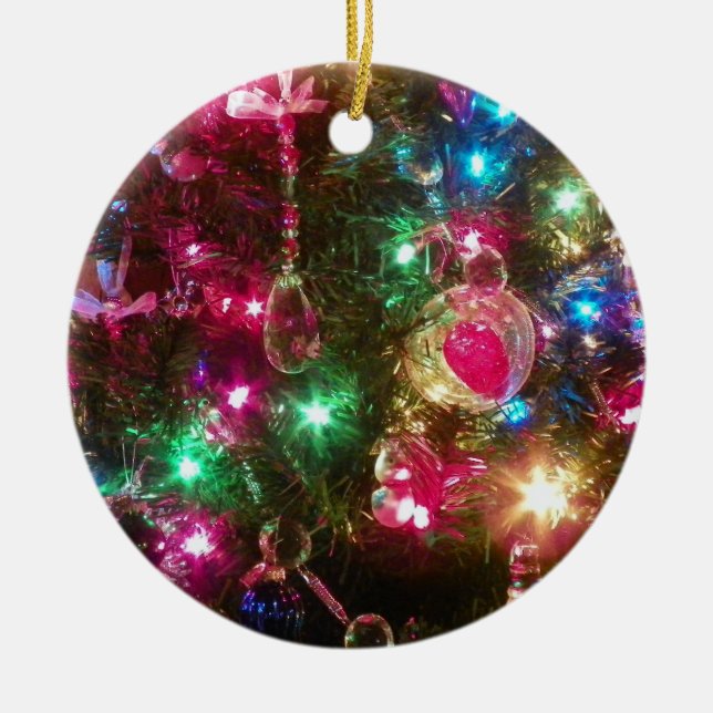 Christmas Magic Round Ornament (Front)
