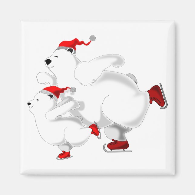 Christmas Magnet - Bears Family (Front)