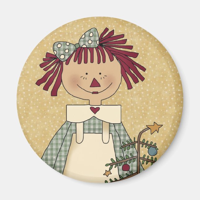 Christmas Magnets: Simple Joys Annie Magnet (Front)