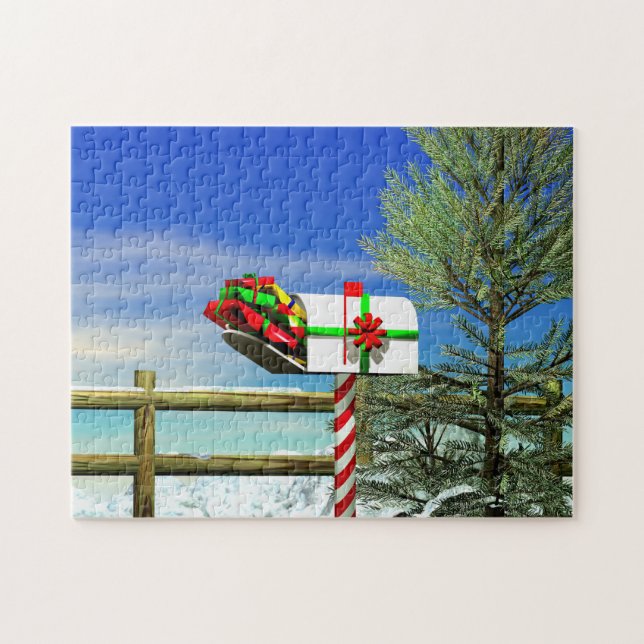 Christmas Mailbox Jigsaw Puzzle (Horizontal)