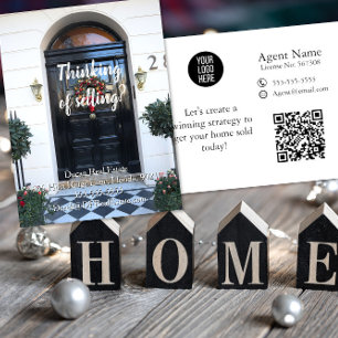 christmas mailer referral real estate marketing  p postcard