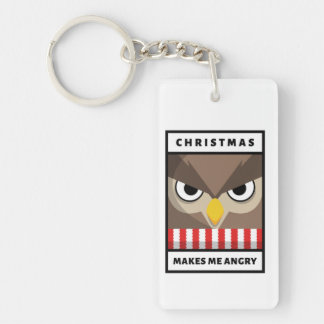 Christmas Makes Me Angry Key Ring