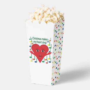 "Christmas makes my heart sing" Singing Heart Favour Box
