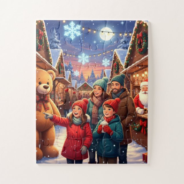 Christmas Market Magic Jigsaw Puzzle (Vertical)