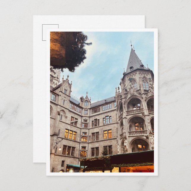 Christmas Market Munich, Germany Postcard (Front/Back)