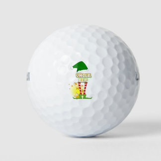 Christmas market present funny elf golf balls