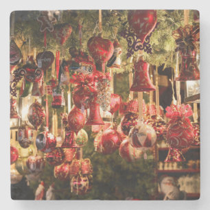 Christmas Market Stone Coaster