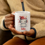 Christmas Marshmallow Personalised Mug<br><div class="desc">Christmas Marshmallow Personalised Mug</div>