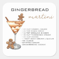 Christmas Martini Cocktail Recipe Gingerbread 