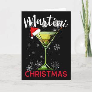 Christmas Martini Tail Happy Hour Fun Drink Gift Card