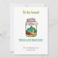 Christmas Mason Jar Tent Mountain Outdor Adventure