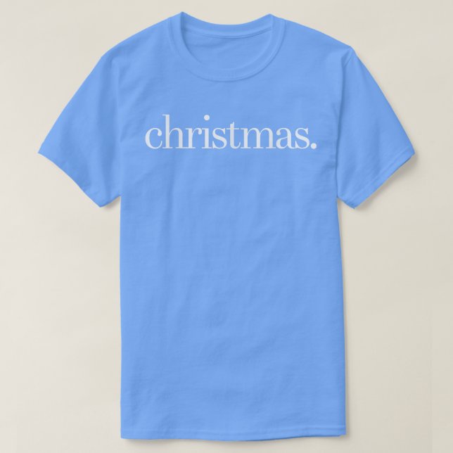 Christmas Matching Couples Tee Merry Christmas  (Design Front)