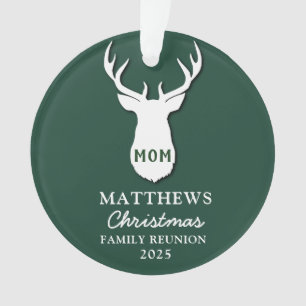 Christmas Matching Family Reunion Mum Custom Ornament