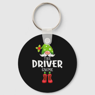 Christmas Matching Family The Driver Gnome Key Ring