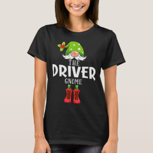 Christmas Matching Family The Driver Gnome T-Shirt
