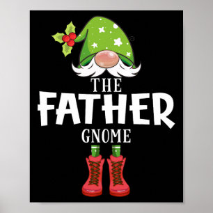 Christmas Matching Family The Father Gnome  Poster