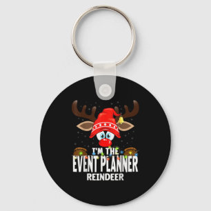 Christmas Matching I'm The Event Planner Reindeer  Key Ring