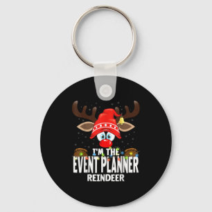 Christmas Matching I'm The Event Planner Reindeer  Key Ring