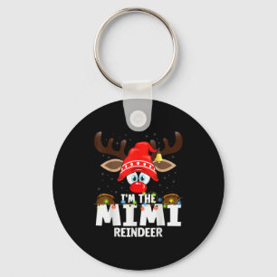 Christmas Matching I'm The Mimi Reindeer Key Ring