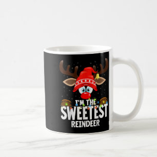 Christmas Matching I'm The Sweetest Reindeer Coffee Mug