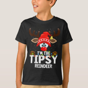 Christmas Matching I'm The Tipsy Reindeer T-Shirt