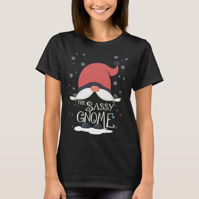 Christmas matching pjs for family christmas or Sas T-Shirt (Front)
