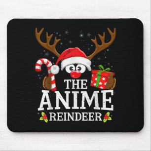 Christmas Matching The Anime Reindeer Family Mouse Pad
