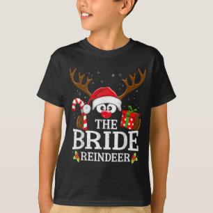 Christmas Matching The Bride Reindeer Family T-Shirt
