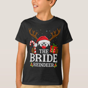 Christmas Matching The Bride Reindeer Family T-Shirt