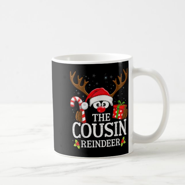 Christmas Matching The Cousin Reindeer Family  Coffee Mug (Right)