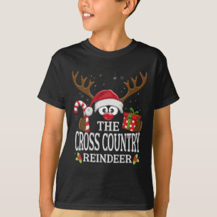 Christmas Matching The Cross Country Reindeer Fami T-Shirt