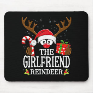 Christmas Matching The Girlfriend Reindeer Family Mouse Pad