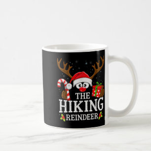 Christmas Matching The Hiking Reindeer Family  Coffee Mug