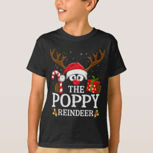 Christmas Matching The Ppy Reindeer Family  T-Shirt