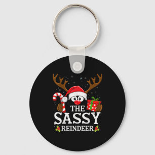 Christmas Matching The Sy Reindeer Family Key Ring