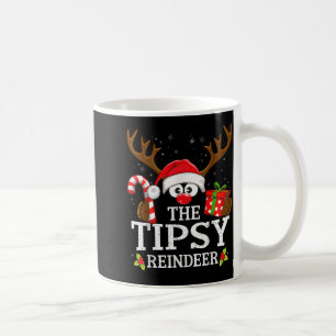 Christmas Matching The Tipsy Reindeer Family Coffee Mug