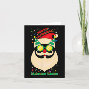 Christmas Matching Very Merry Mamaw Claus Xmas Fam Card