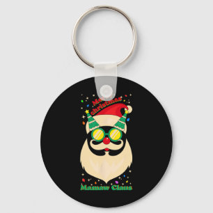 Christmas Matching Very Merry Mamaw Claus Xmas Fam Key Ring