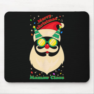 Christmas Matching Very Merry Mamaw Claus Xmas Fam Mouse Pad