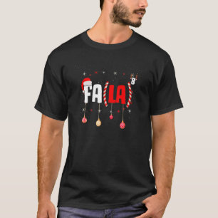 Christmas Math Teacher Fa La8 Equations Fa La La L T-Shirt