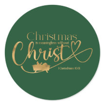 CHRISTMAS MEANINGLESS WITHOUT CHRIST