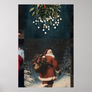 Christmas Mega Bundle 100 Prints, Vintage Winter Poster